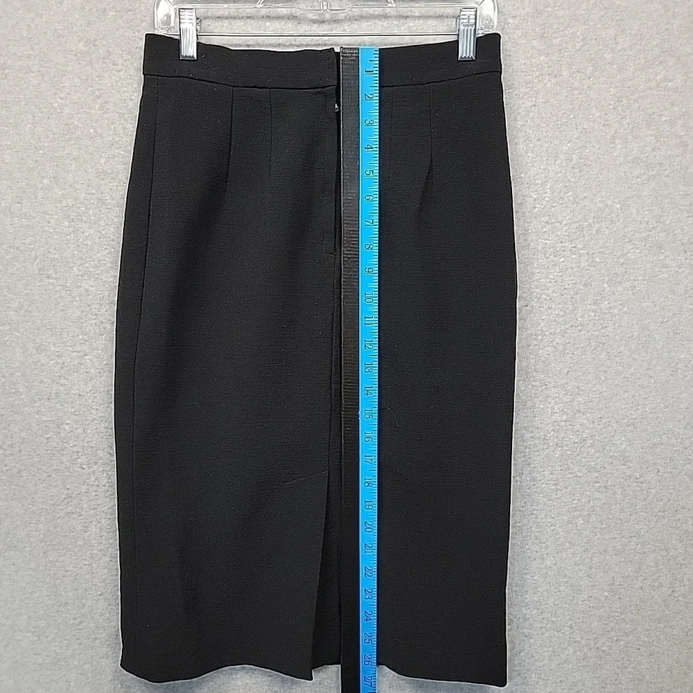 Dolce & Gabbana Pencil‎ Skirt Midi Women's Size 44 Black Stretch Designer Italy